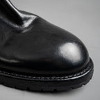 Washed Polished Leather Chelsea Boots
