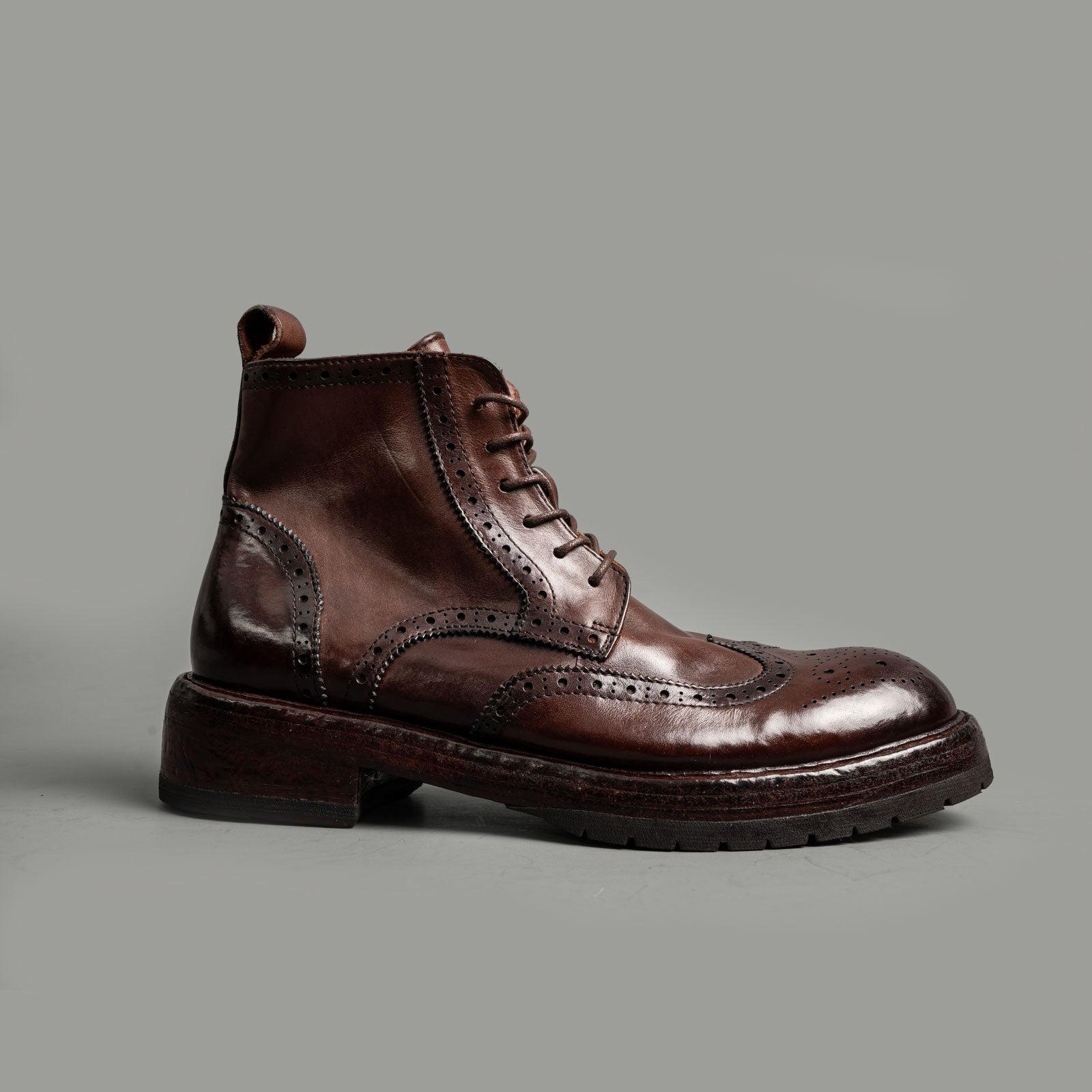 Goodyear Welted Wingtip Brogue Boots