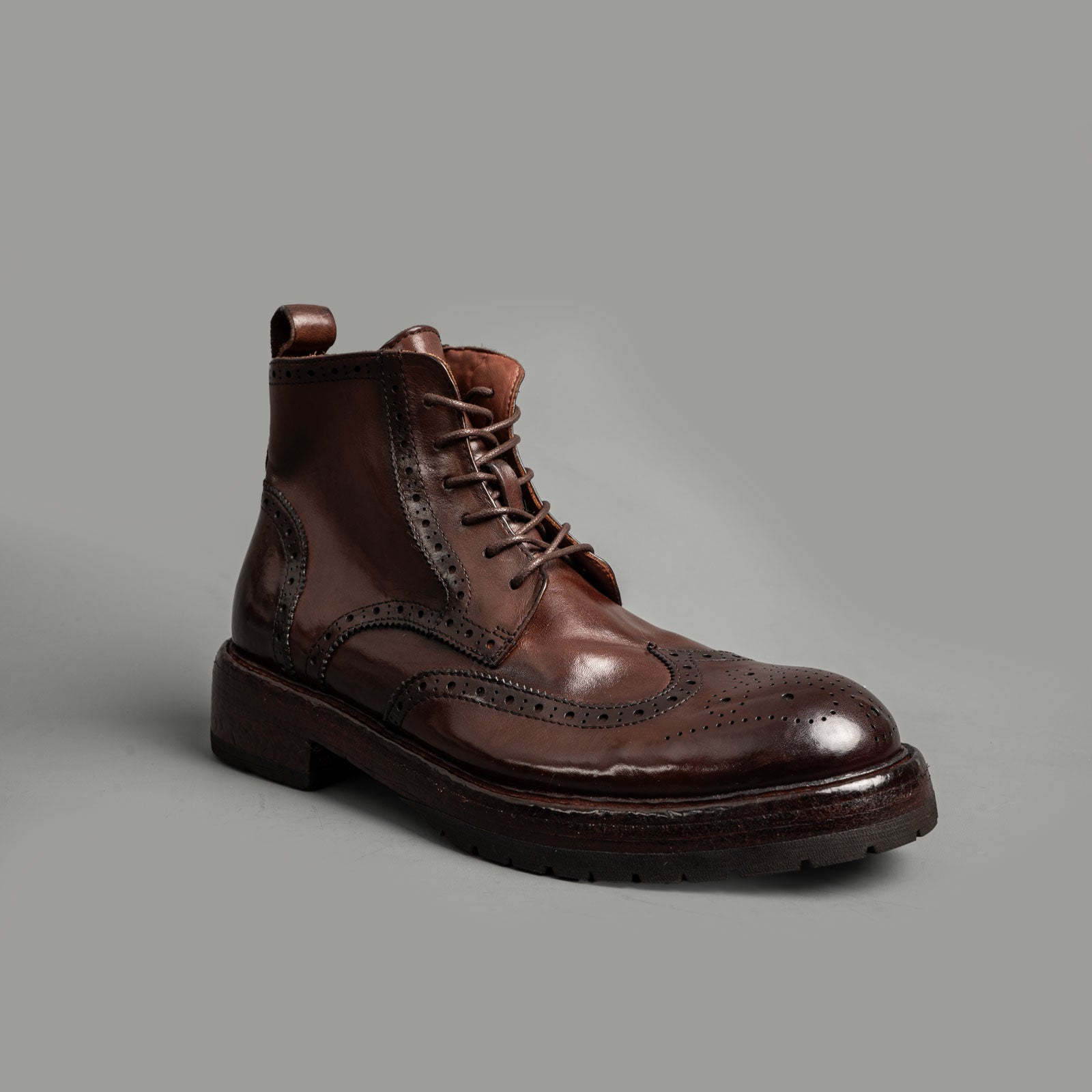 Goodyear Welted Wingtip Brogue Boots