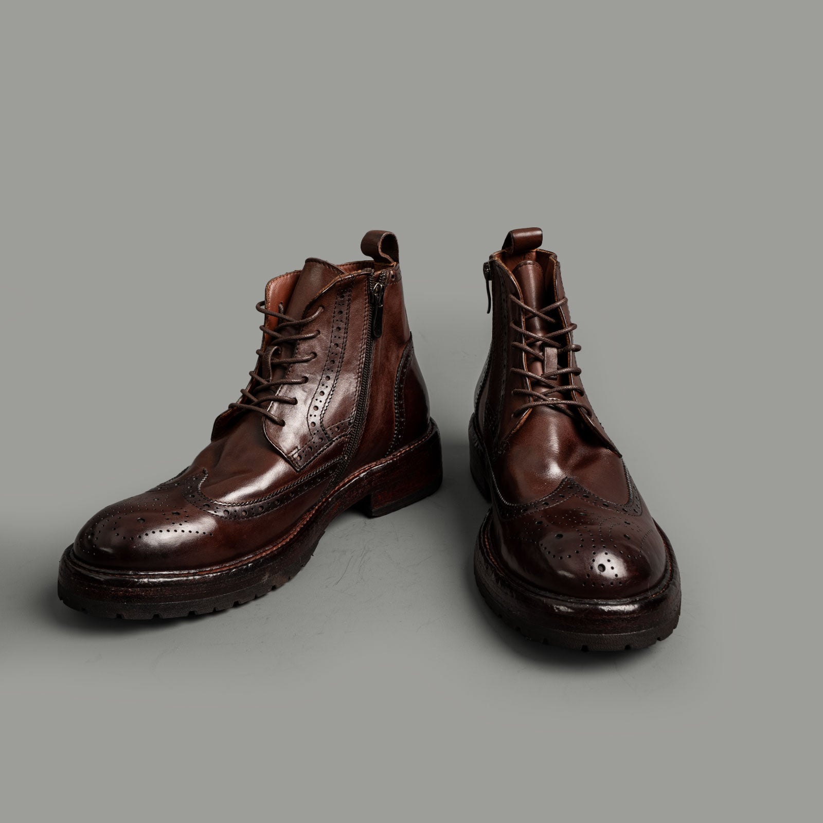 Goodyear Welted Wingtip Brogue Boots