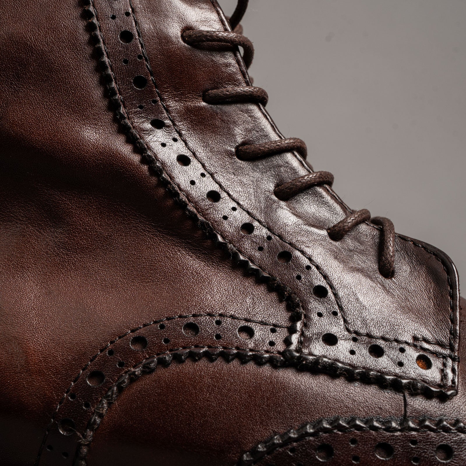 Heritage Brown Washed Leather Martin Boots