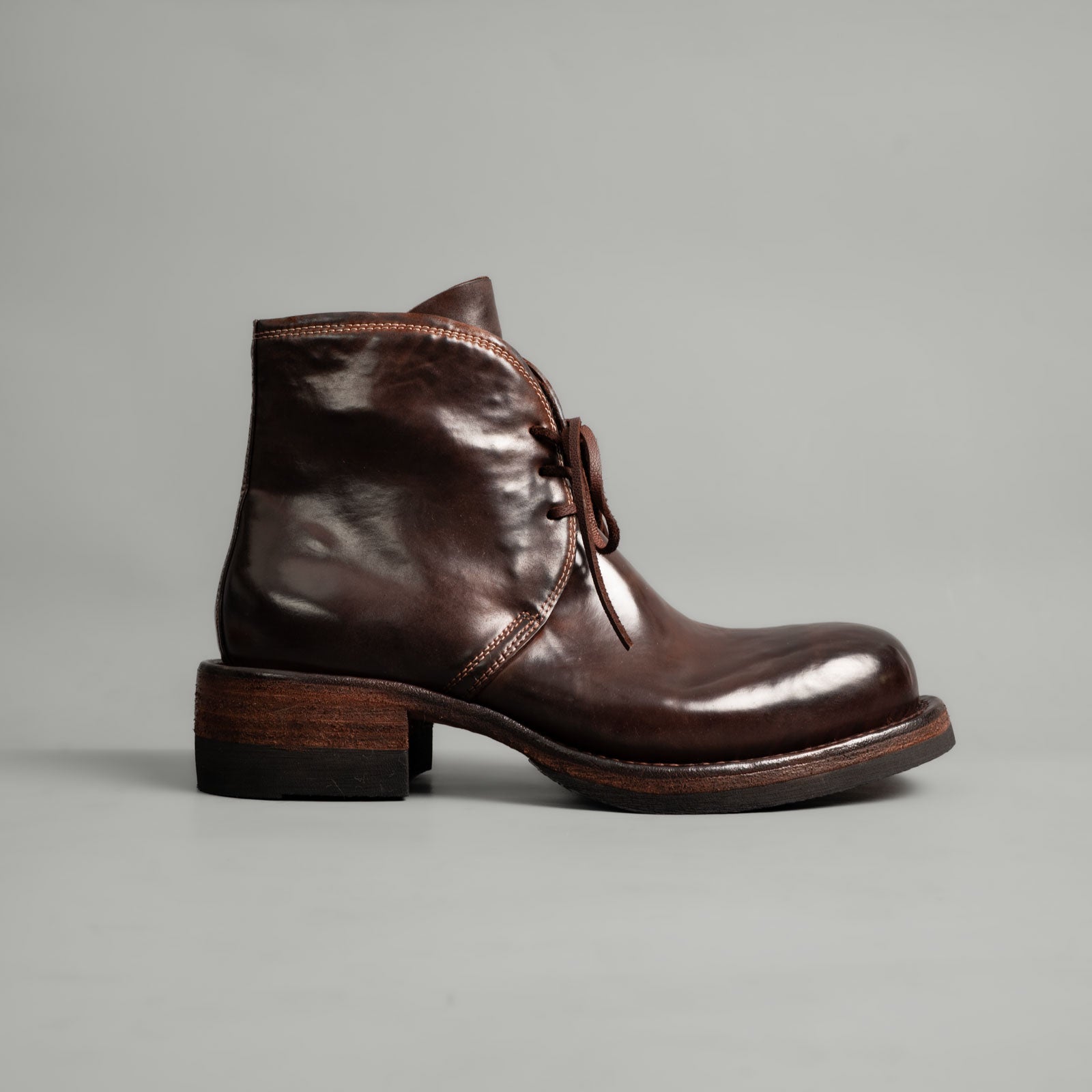 Washed Shell Cordovan Cap Toe Boots