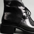 Washed Shell Cordovan Chelsea Boots Black