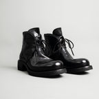 Washed Shell Cordovan Chelsea Boots Black