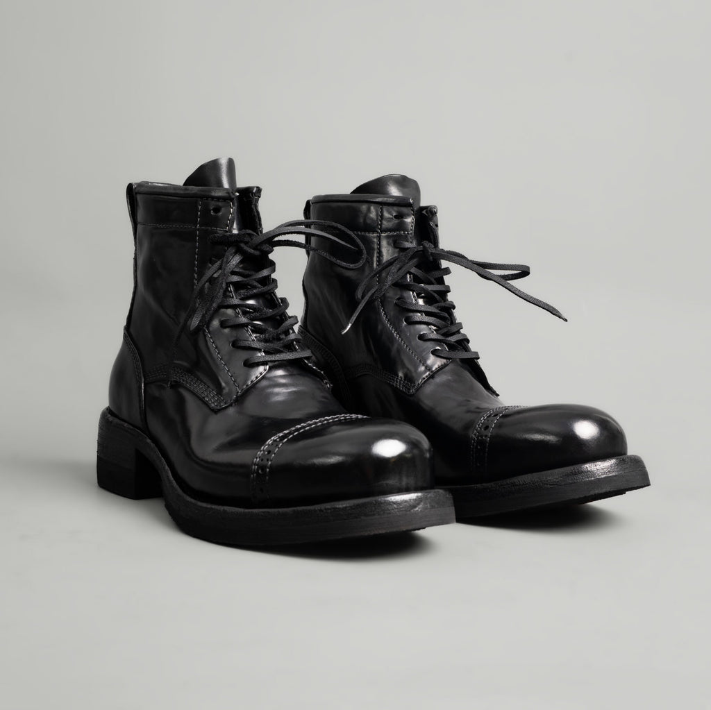 Brogue Cap Toe Cordovan Boots