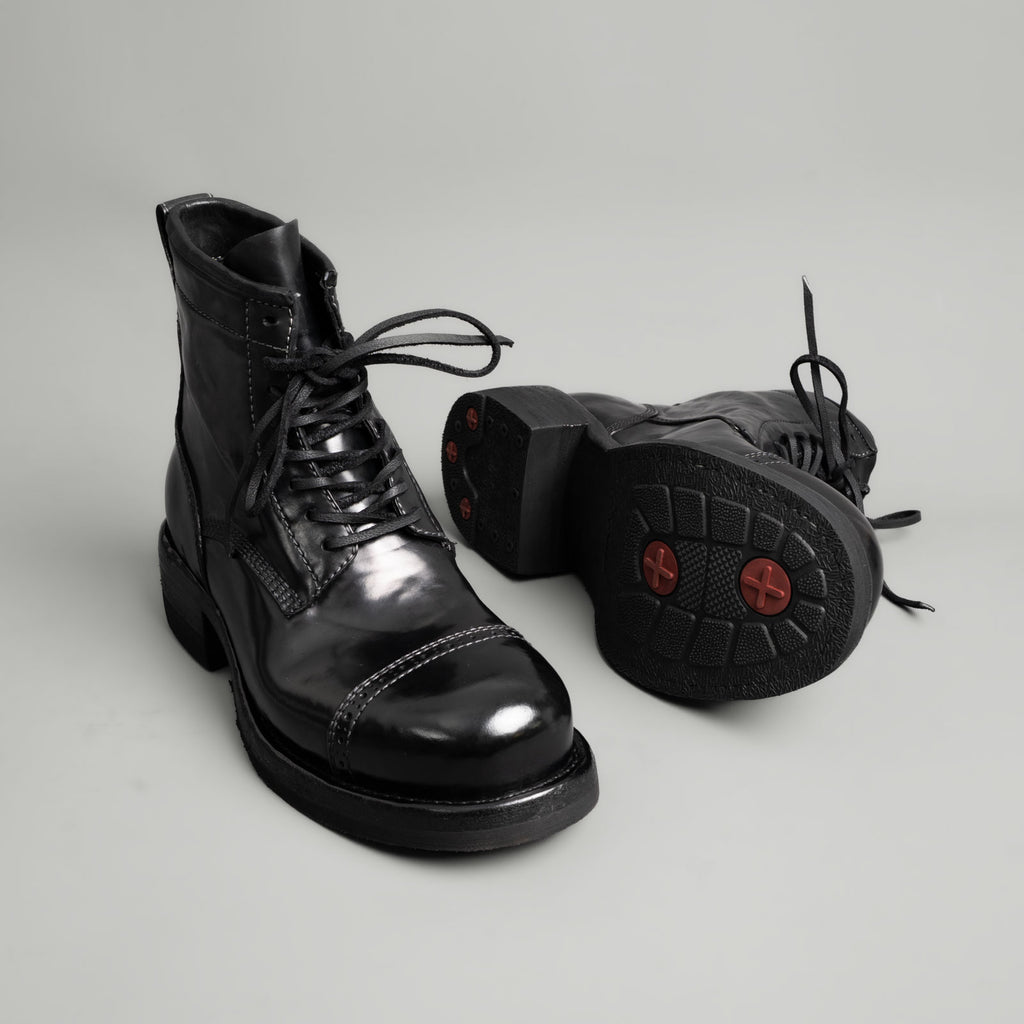 Brogue Cap Toe Cordovan Boots