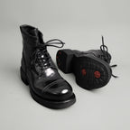 Brogue Cap Toe Cordovan Boots