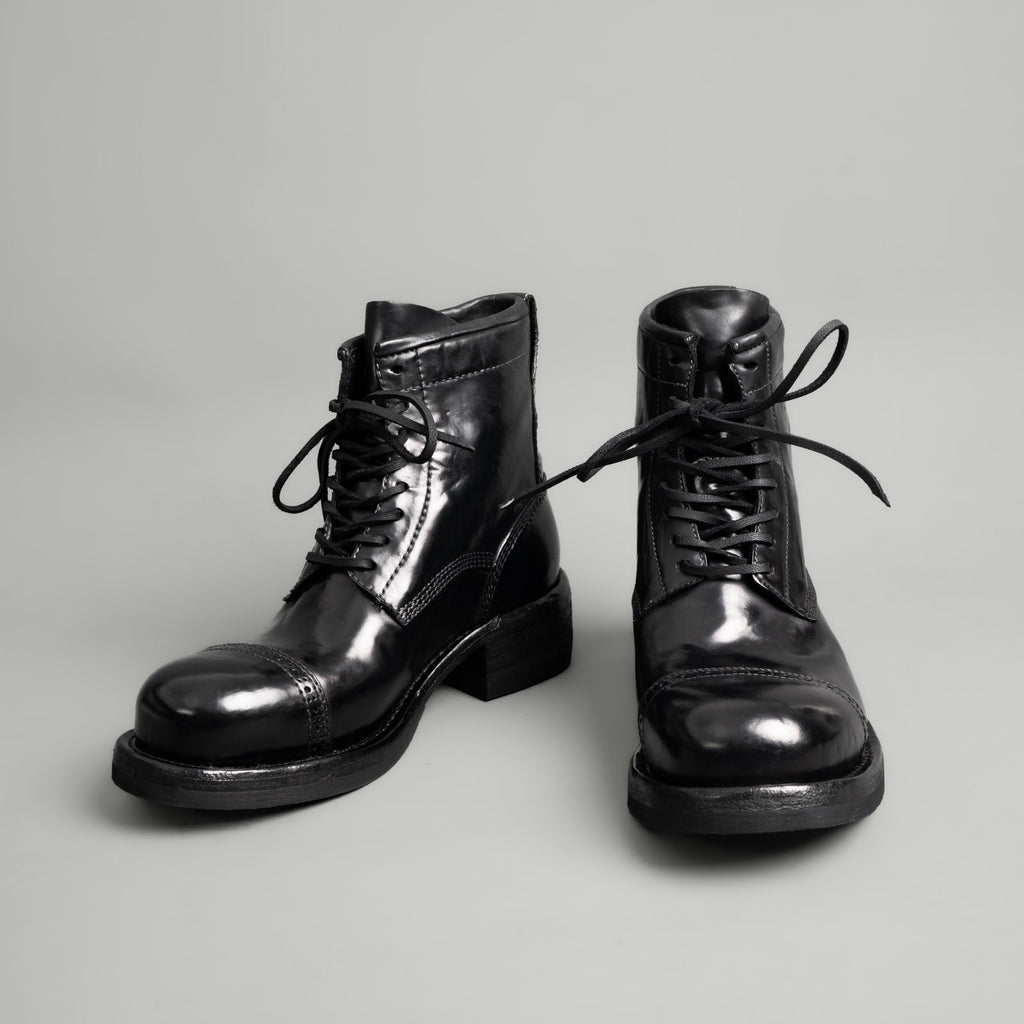 Brogue Cap Toe Cordovan Boots