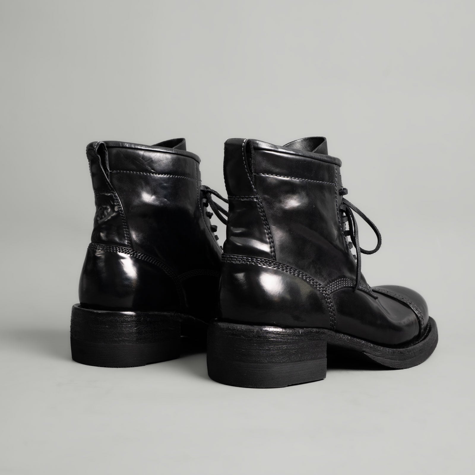 Brogue Cap Toe Cordovan Boots