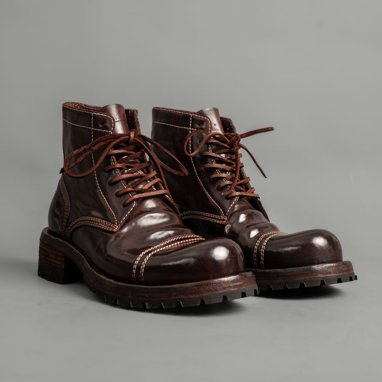 Washed Shell Cordovan Vibram Boots