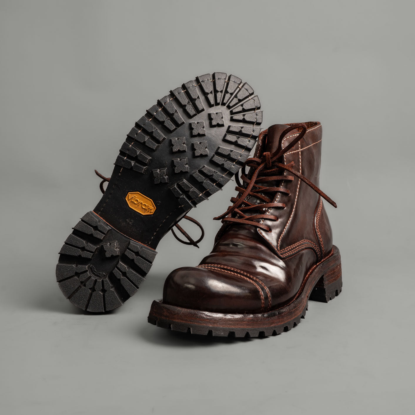 Washed Shell Cordovan Vibram Boots