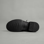 5-Eyelet Washed Cordovan Boots Black