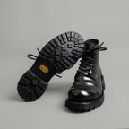 Washed Shell Cordovan Vibram Boots Black